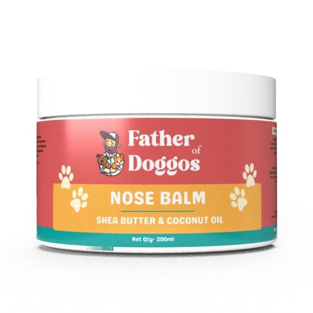 A premium quality nose balm for dogs that soothes and moisturizes dry, cracked noses